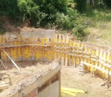 Postavljanje hidroizolacije i rekonstrukcija potpornog zida