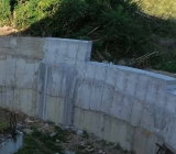 Postavljanje hidroizolacije i rekonstrukcija potpornog zida